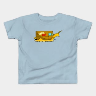 Snail mail funny saying postal carrier Kids T-Shirt